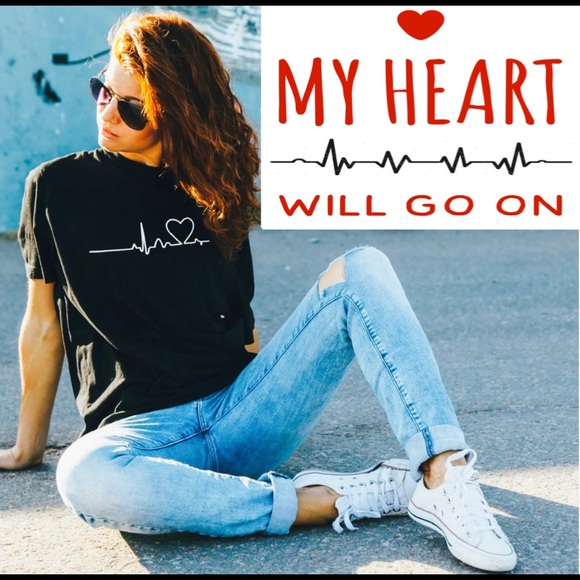 Love Heartbeat Graphic Tee - Picture 2 of 8